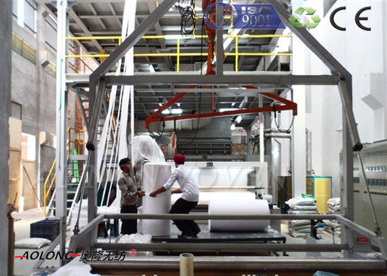 ประเทศจีน อัตโนมัติเต็มรูปแบบ PP เครื่องทอผ้าไม่ทอ 200KW กับ CE / ISO9001 ผู้ผลิต
