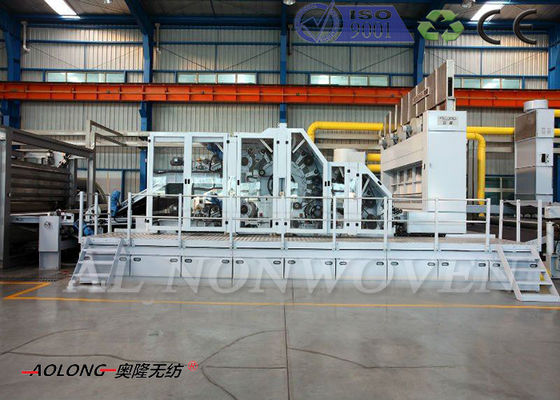 ประเทศจีน Waddings แข็งและไม่มีกาว / ความร้อน Bonded Waddings Carding Machine กว้าง 2500MM ผู้ผลิต