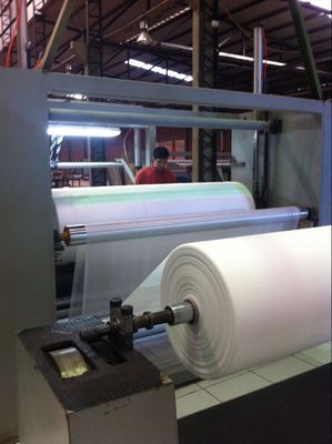 ประเทศจีน Pp Spunbond Nonwoven ผ้าทำเครื่องสำหรับกลุ่มกระเป๋า High Speed ผู้ผลิต