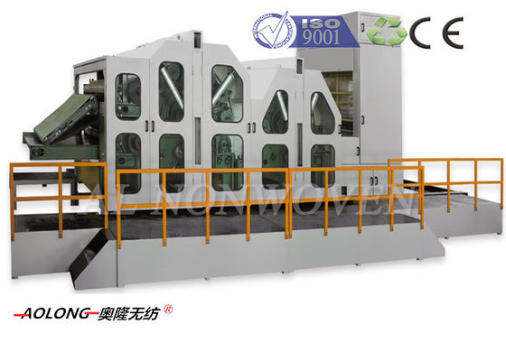 ประเทศจีน PP เครื่องไฟเบอร์ Nonwoven Carding สำหรับธุรกิจขนาดเล็ก 1500mm - 2500mm ผู้ผลิต