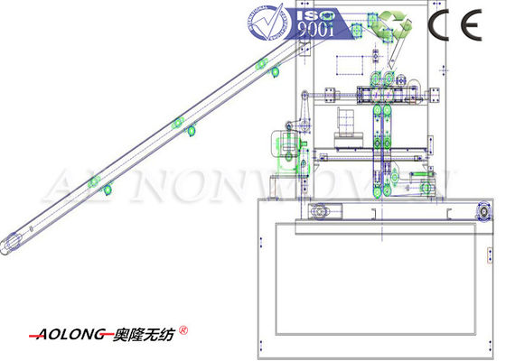ประเทศจีน เส้นใยโพลีเอสเตอร์ / PP Fiber Lapper Lapper 3800mm สำหรับการทำพรม ผู้ผลิต