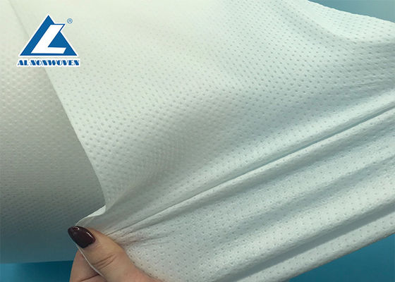 GSM 100g Nonwoven แบบยืดหยุ่นสำหรับการทำผ้าอ้อมผ้าทอไม่ถักทอของวัสดุผ้าอ้อม ผู้ผลิต